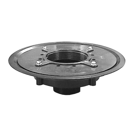 Jones Stephens 3in. ABS Heavy Duty Drain Base with Primer Tap, for 3-1/2in. Spud D52303